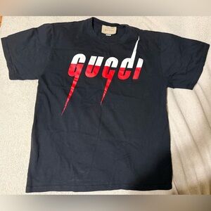 Authentic Gucci Blade Print T-shirt